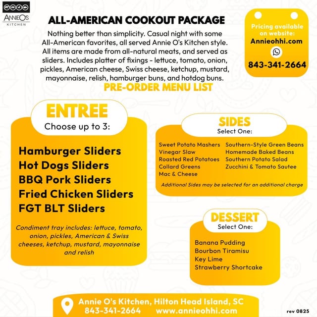 All American Cookout Package.