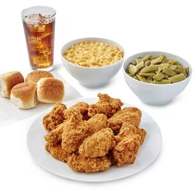 Fried Chicken Wing Party Meal.