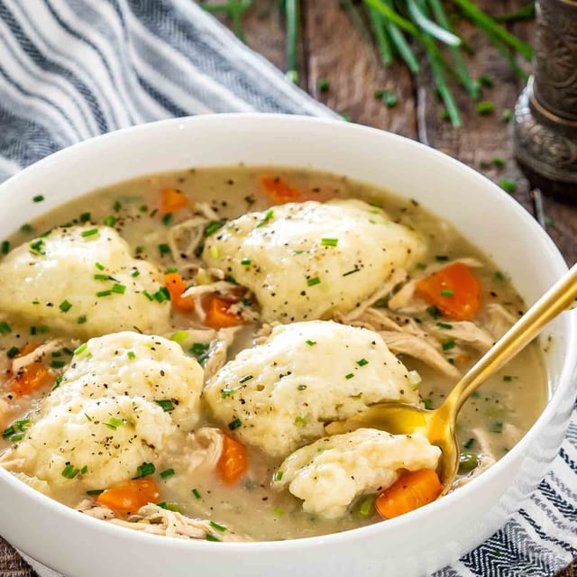 $15 Chicken 'n Dumplings.
