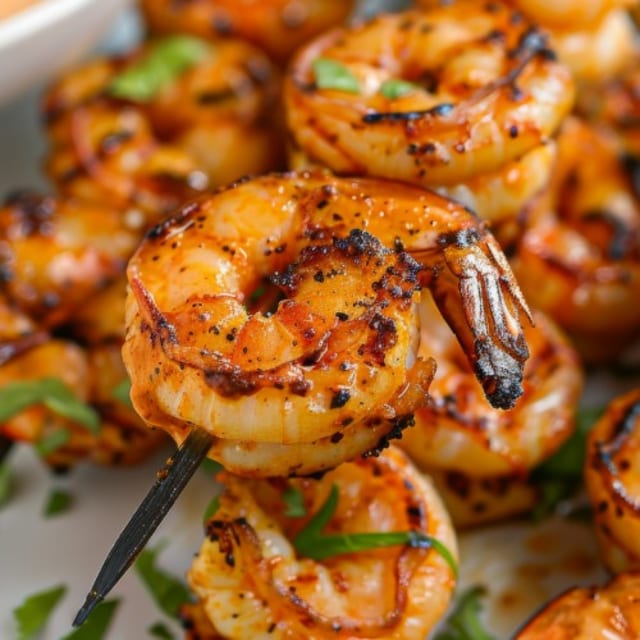 Blackened Shrimp & Fried Green Tomato Stack.