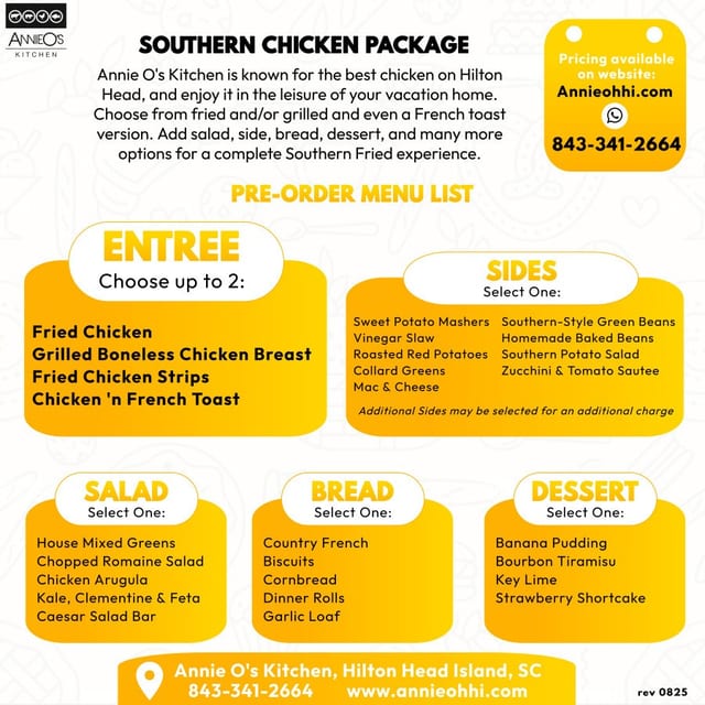 Southern Chicken Package.